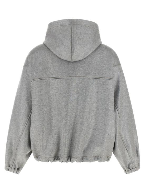 26SS 브루넬로 쿠치넬리 봄버 자켓 MQ980SQ906C001 Silver - BRUNELLO CUCINELLI