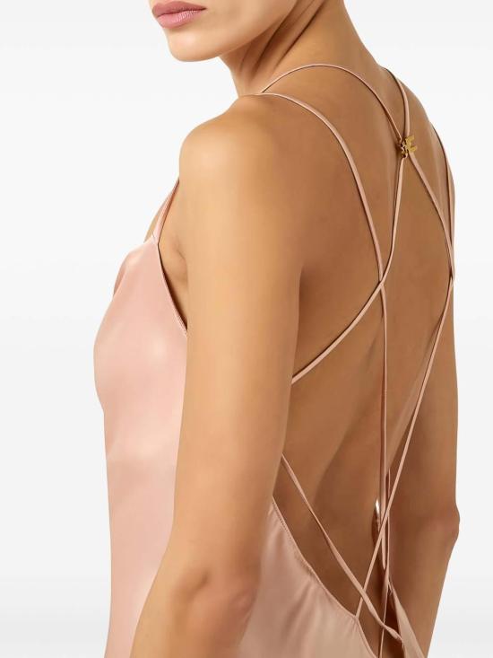 26SS 엘리자베타프랜치 롱 원피스 ABR5863E2EA1 Nude Neutrals - ELISABETTA FRANCHI