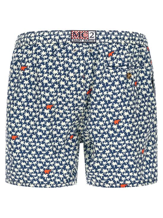26SS 세인트바쓰 스윔팬츠 LIGHTING70ELPALM61 Multicolor - MC2 SAINT BARTH