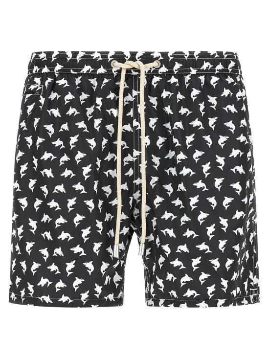 26SS 세인트바쓰 스윔팬츠 LIGHTINGMICROFANTASYBADSHARK0001 White Black