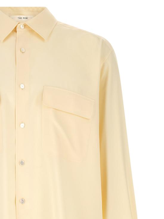 26SS 더로우 긴팔 셔츠 1330W2861BQE Yellow - THE ROW