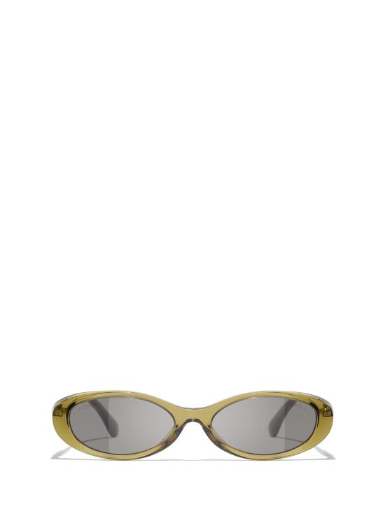 26FW 샤넬 선글라스 CH5565 1742 3 CRYSTAL OLIVE