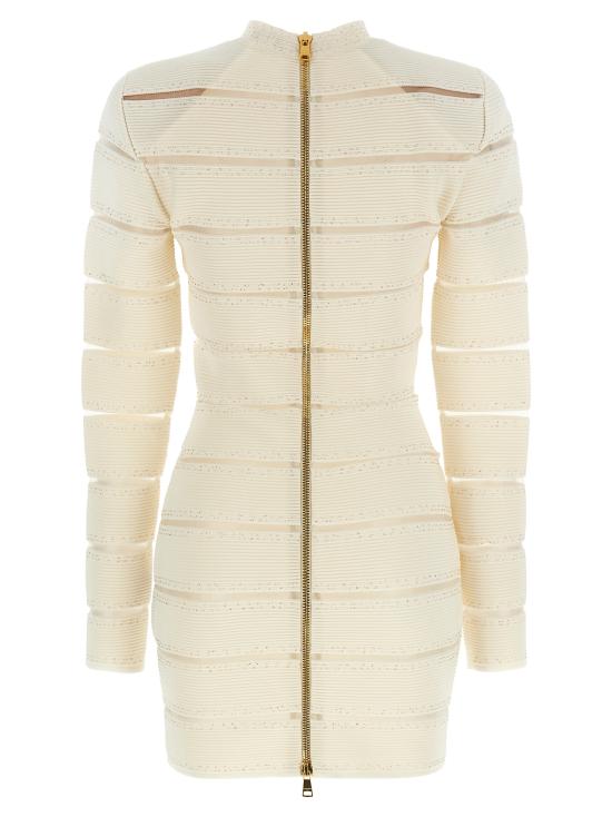 26SS 발망 숏 원피스 GF0R8955KJ84GDK White - BALMAIN