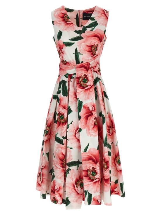 26SS 사만다 성 미디 원피스 ABELIADRESSWHITESOFTROSE Pink - SAMANTHA SUNG