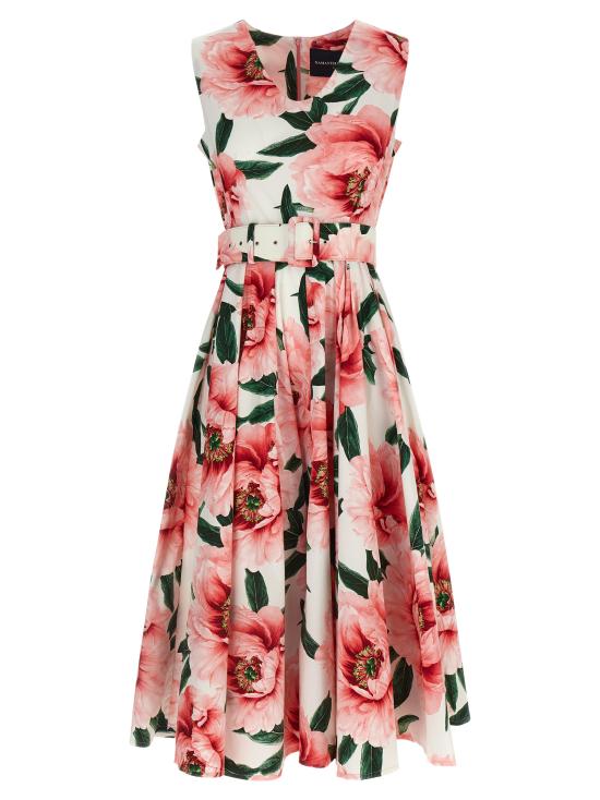 26SS 사만다 성 미디 원피스 ABELIADRESSWHITESOFTROSE Pink