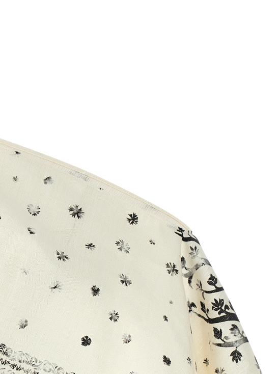 26SS 알베르타 페레티 머플러/스카프 A330501521006 White Black - ALBERTA FERRETTI