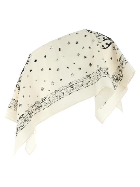 26SS 알베르타 페레티 머플러/스카프 A330501521006 White Black - ALBERTA FERRETTI