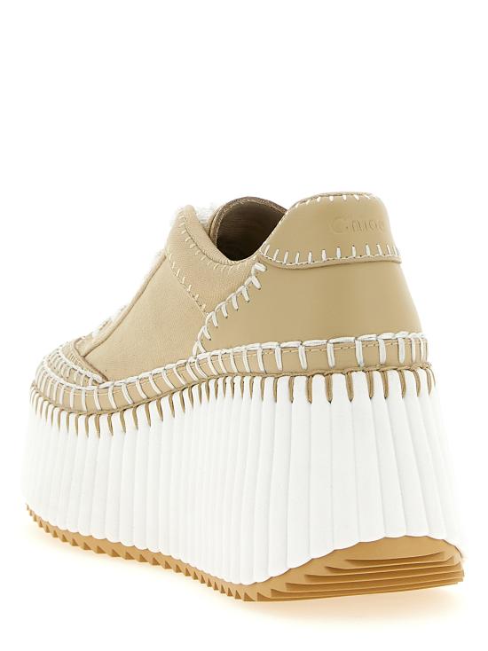 26SS 끌로에 스니커즈 CH26U02IWX21M Beige - CHLOE