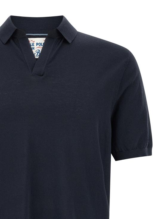 26SS 세인트바쓰 폴로 티셔츠 SLOANCOTTON61BLUENAVY Blue - MC2 SAINT BARTH