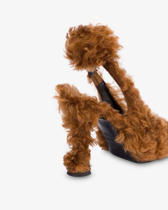 26SS 모스키노 힐/펌프스 MA1005AC1O M55 300 MARRONE - MOSCHINO