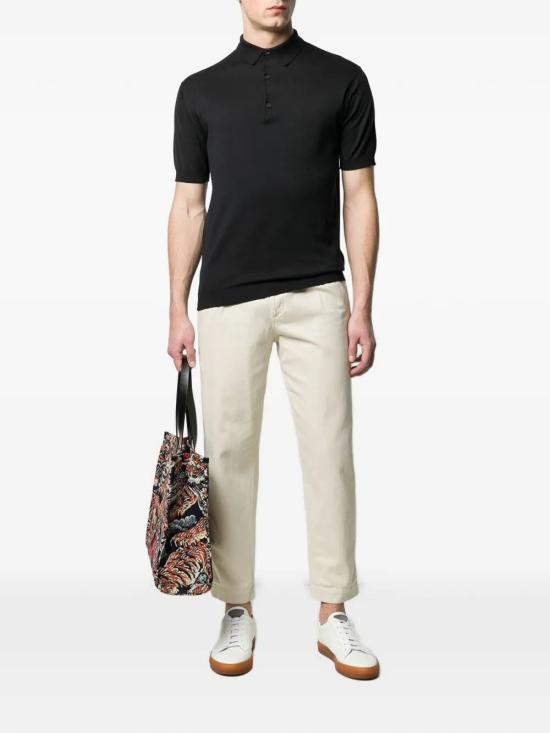 26SS 존스메들리 폴로 티셔츠 ADRIA BLACK - JOHN SMEDLEY