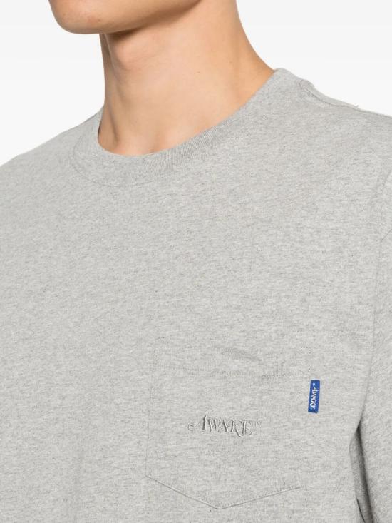 26SS 어웨이크 NY 반팔 티셔츠 AWK SP26 TP010 HEATHER GREY - AWAKE NY