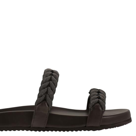 26SS 브루넬로 쿠치넬리 뮬/슬리퍼 MZGAG3159 DARK BROWN - BRUNELLO CUCINELLI