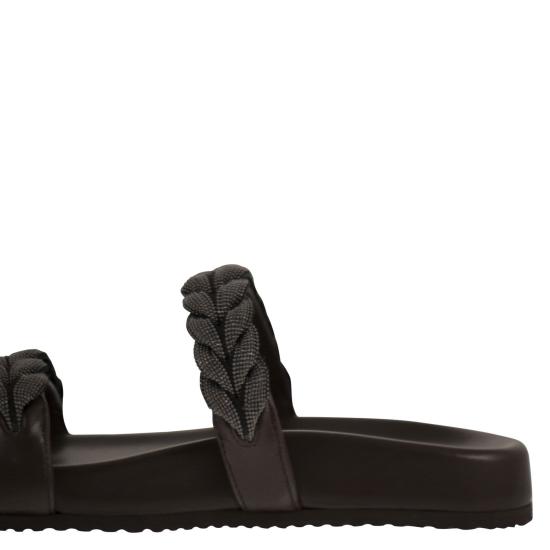 26SS 브루넬로 쿠치넬리 뮬/슬리퍼 MZGAG3159 DARK BROWN - BRUNELLO CUCINELLI