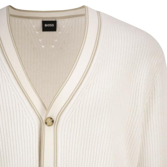  보스 가디건 50560487 WHITE - BOSS