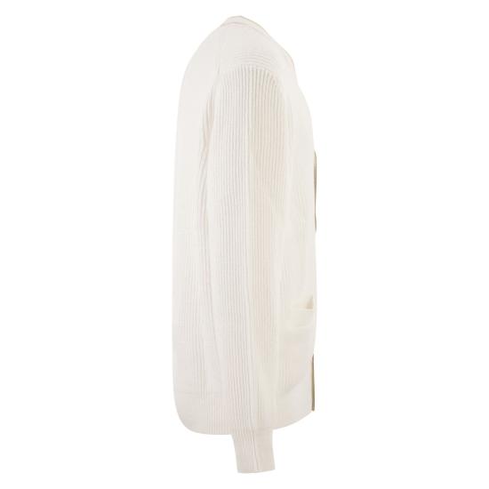  보스 가디건 50560487 WHITE - BOSS