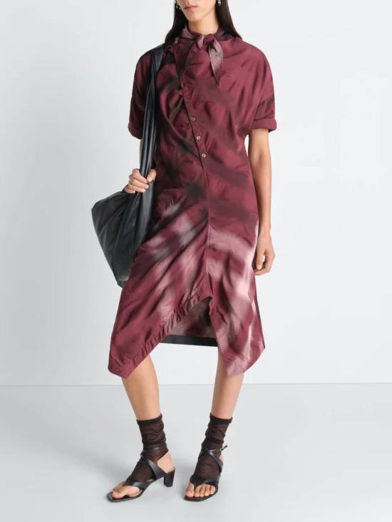 26SS 르메르 미디 원피스 DR1140 LF1576MU246 Bordeaux - LEMAIRE