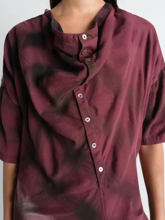 26SS 르메르 미디 원피스 DR1140 LF1576MU246 Bordeaux - LEMAIRE