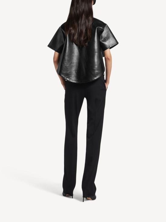 26SS 발렌시아가 스트레이트 팬츠 872125 TJT211000 Black - BALENCIAGA