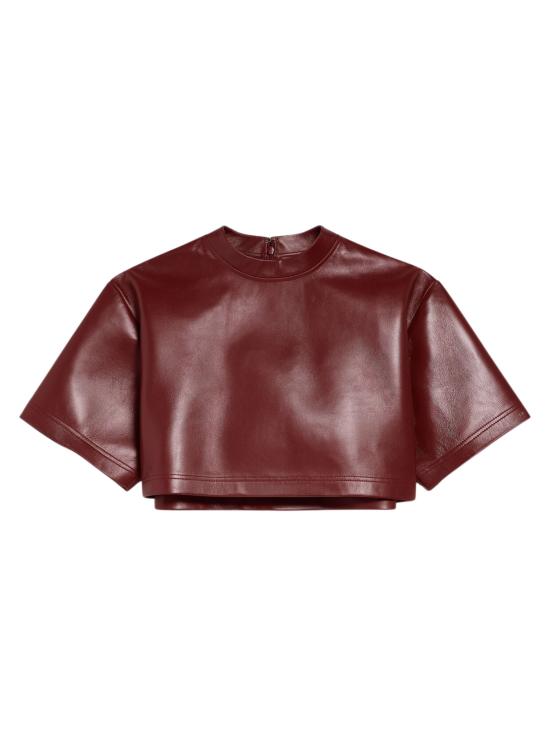 26SS 발렌시아가 반팔 티셔츠 871787 TUS176500 Bordeaux