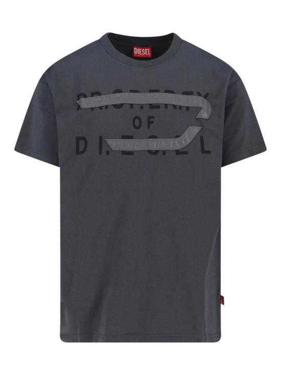 26SS 디젤 반팔 티셔츠 A210270DMBJ93R Black