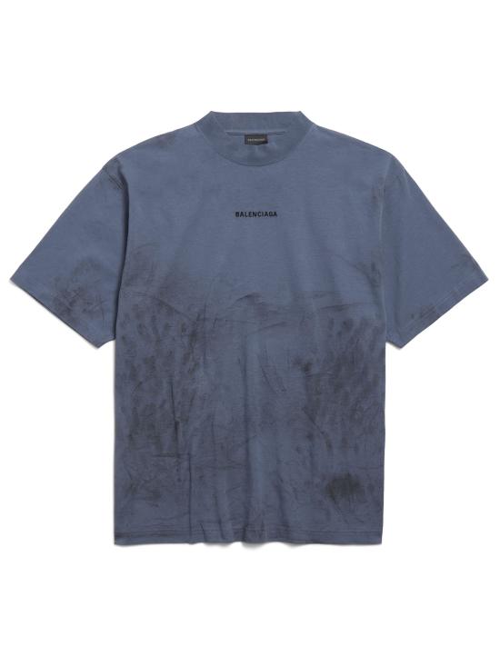 26SS 발렌시아가 로렐 클래식 티셔츠 764235 TSVC93044 Green