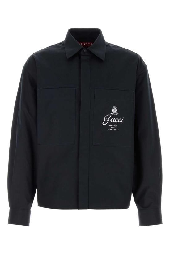 26SS 구찌 긴팔 셔츠 851711ZAQH5 4440 Blue