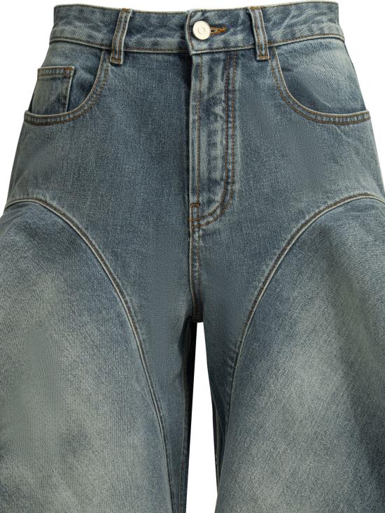 26SS 알라이아 데님 팬츠 AA9P1375D026CA56 Light blue - ALAIA