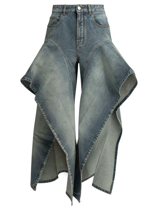 26SS 알라이아 데님 팬츠 AA9P1375D026CA56 Light blue