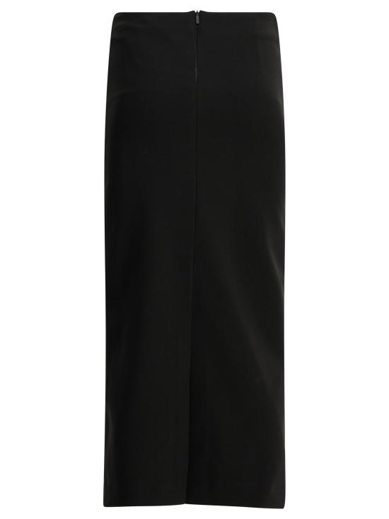 26SS 막스마라 미디 스커트 2611771033650MXSOLIVI003 Black - MAX MARA