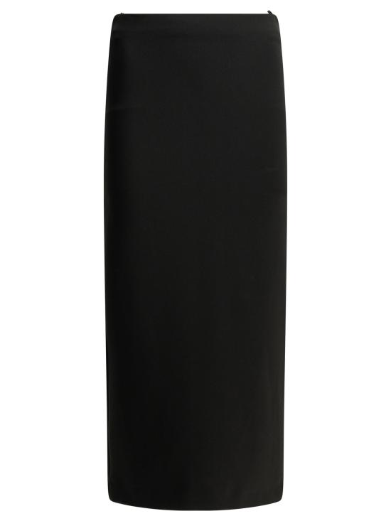 26SS 막스마라 미디 스커트 2611771033650MXSOLIVI003 Black