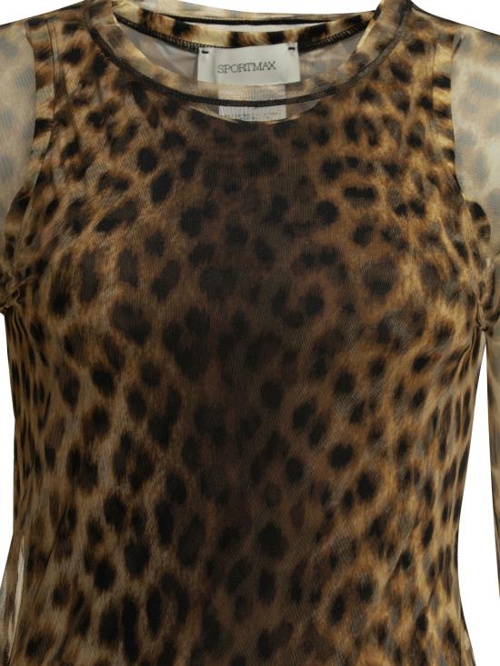 26SS 막스마라 스포츠막스 긴팔 티셔츠 2612941072600SPXZEBU001 Brown - SPORTMAX