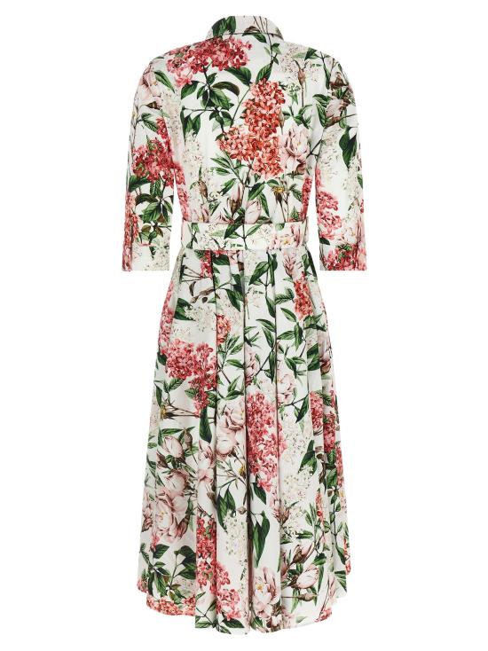 26SS 사만다 성 롱 원피스 ABELIADRESSWHITECORAL - SAMANTHA SUNG