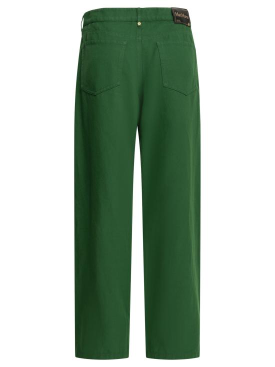 26SS 에스막스마라 스트레이트 팬츠 2619131083600SMMONORATA003 Green - 'S MAX MARA