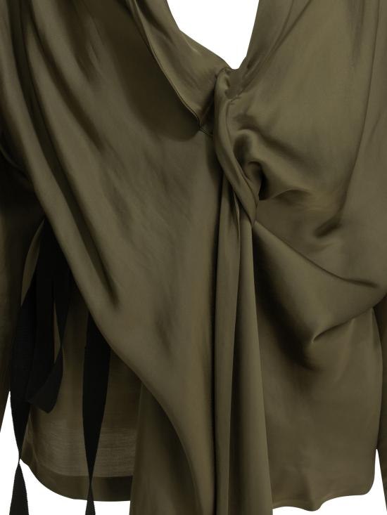 26SS 사 수 파이 블라우스 S26134VS0750 Green - SA SU PHI