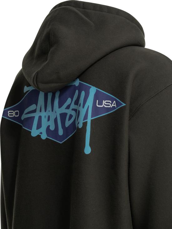 26SS 스투시 후드 티셔츠 1186030001 BLACK Black - STUSSY