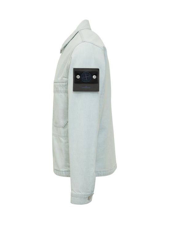 26SS 스톤 아일랜드 데님 코치 자켓 L1S144100006S00J9 VJ203 BLUE EXTRA BLEACH - STONE ISLAND