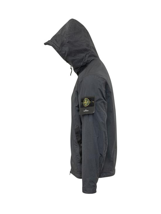 26SS 스톤 아일랜드 크링클 랩스 NY 윈드 레지스턴스 안티 드롭 후드 자켓 L1S154100001S0A23 V0020 NAVY BLUE - STONE ISLAND