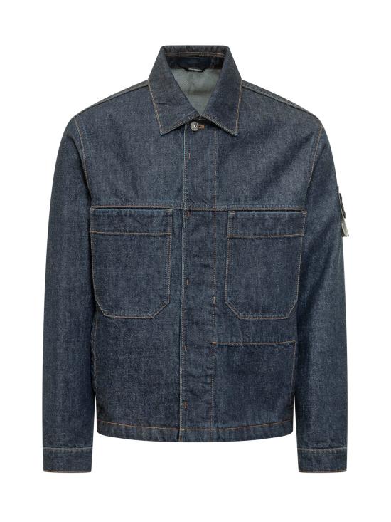 26SS 스톤 아일랜드 데님 코치 자켓 L1S144100006S00J7 VJ201 BLUE RINSE