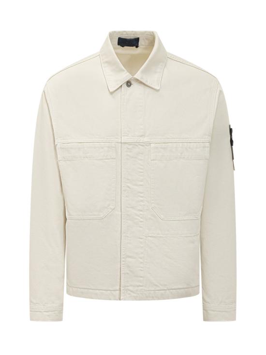 26SS 스톤 아일랜드 데님 코치 자켓 L1S144100006S0J24 V0093 IVORY