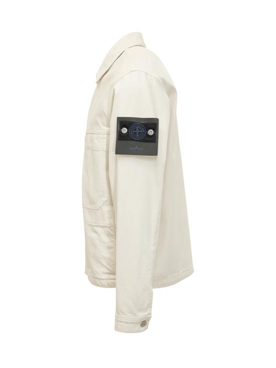 26SS 스톤 아일랜드 데님 코치 자켓 L1S144100006S0J24 V0093 IVORY - STONE ISLAND