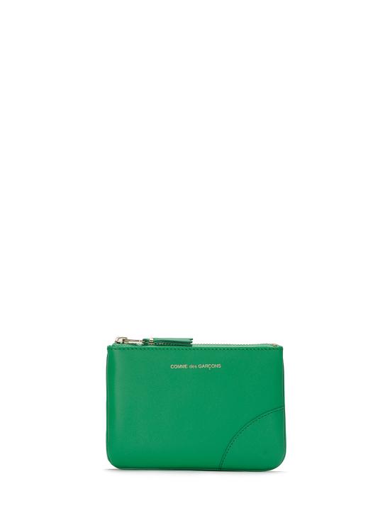 26SS 꼼데가르송 클래식 레더 라인 파우치 SA8100 GREE - COMME DES GARCONS