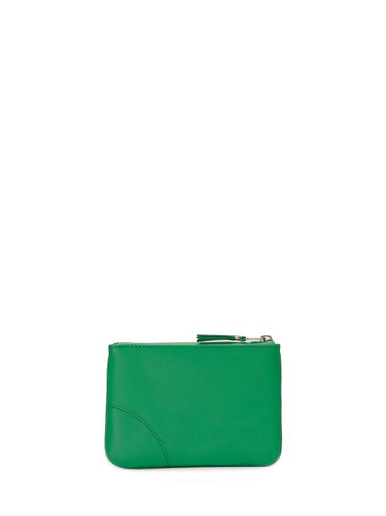 26SS 꼼데가르송 클래식 레더 라인 파우치 SA8100 GREE - COMME DES GARCONS