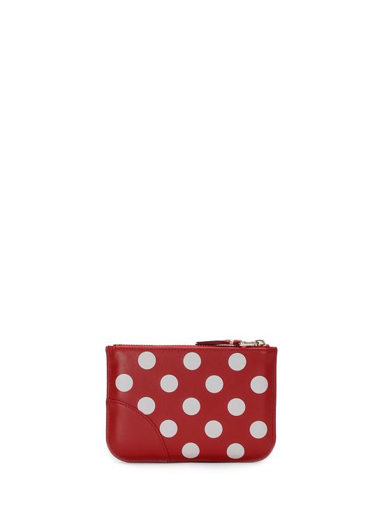26SS 꼼데가르송 클래식 레더 라인 파우치 SA8100PD RED - COMME DES GARCONS