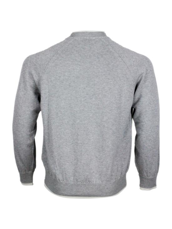 26SS 일레븐티 스웨터 M76MAGM28MAG0M015 13 01 Light Grey - ELEVENTY