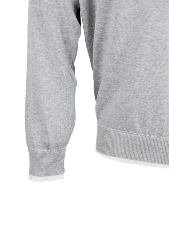 26SS 일레븐티 스웨터 M76MAGM28MAG0M015 13 01 Light Grey - ELEVENTY