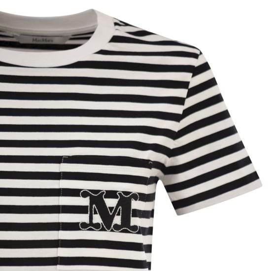 26SS 막스마라 폴로 티셔츠 2611941052600 WHITE BLACK - MAX MARA