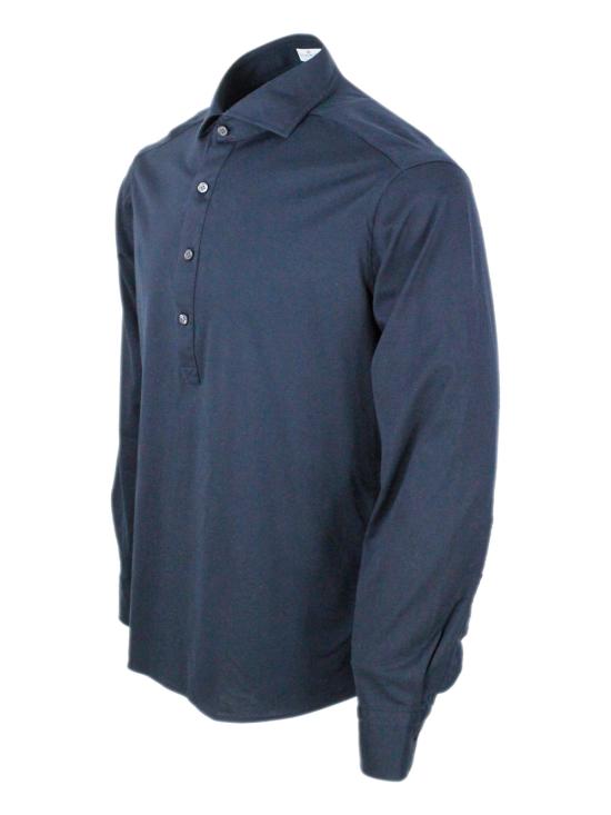 26SS 손리사 폴로 티셔츠 FJ7174J133 02 Blue - SONRISA