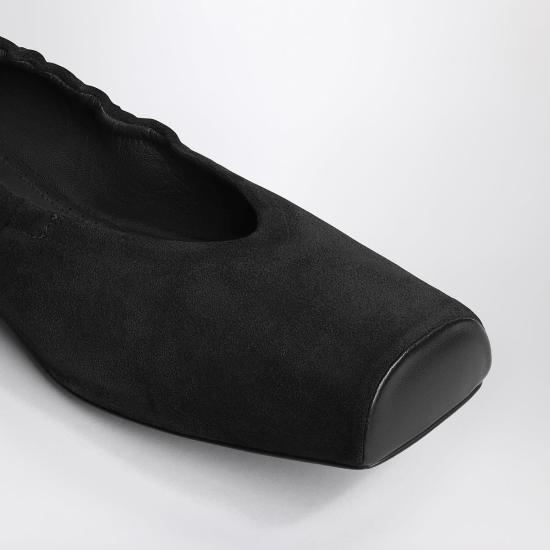  알라이아 플랫 슈즈 블랙 - ALAIA