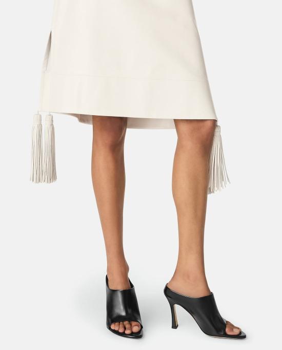  보테가베네타 뮬/슬리퍼 보테가 베네타 뮬 샌들 90mm 힐 블랙 - BOTTEGA VENETA